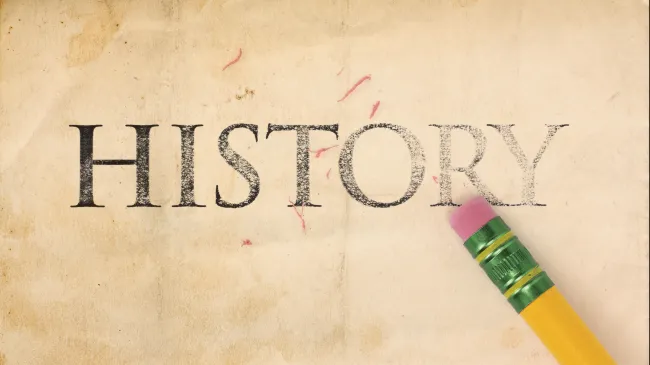 Erasing history